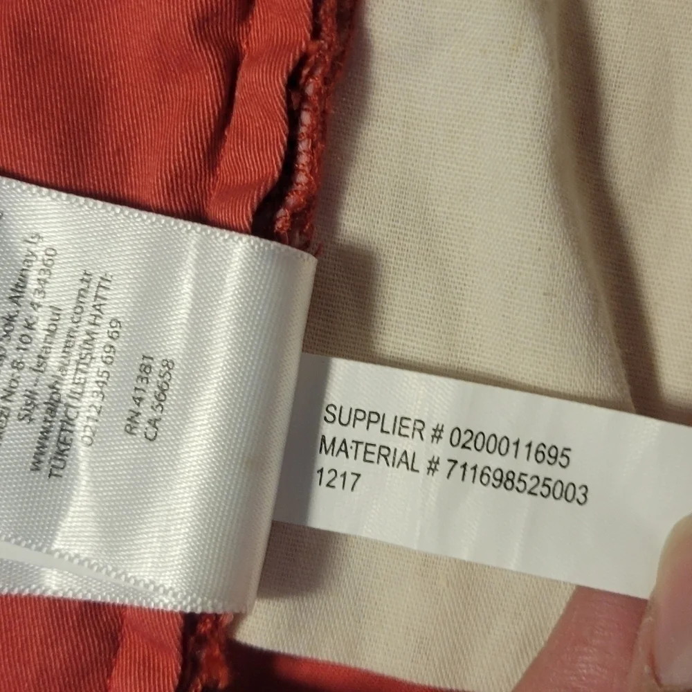 Polo Ralph lauren NWT men's shorts size 44B.